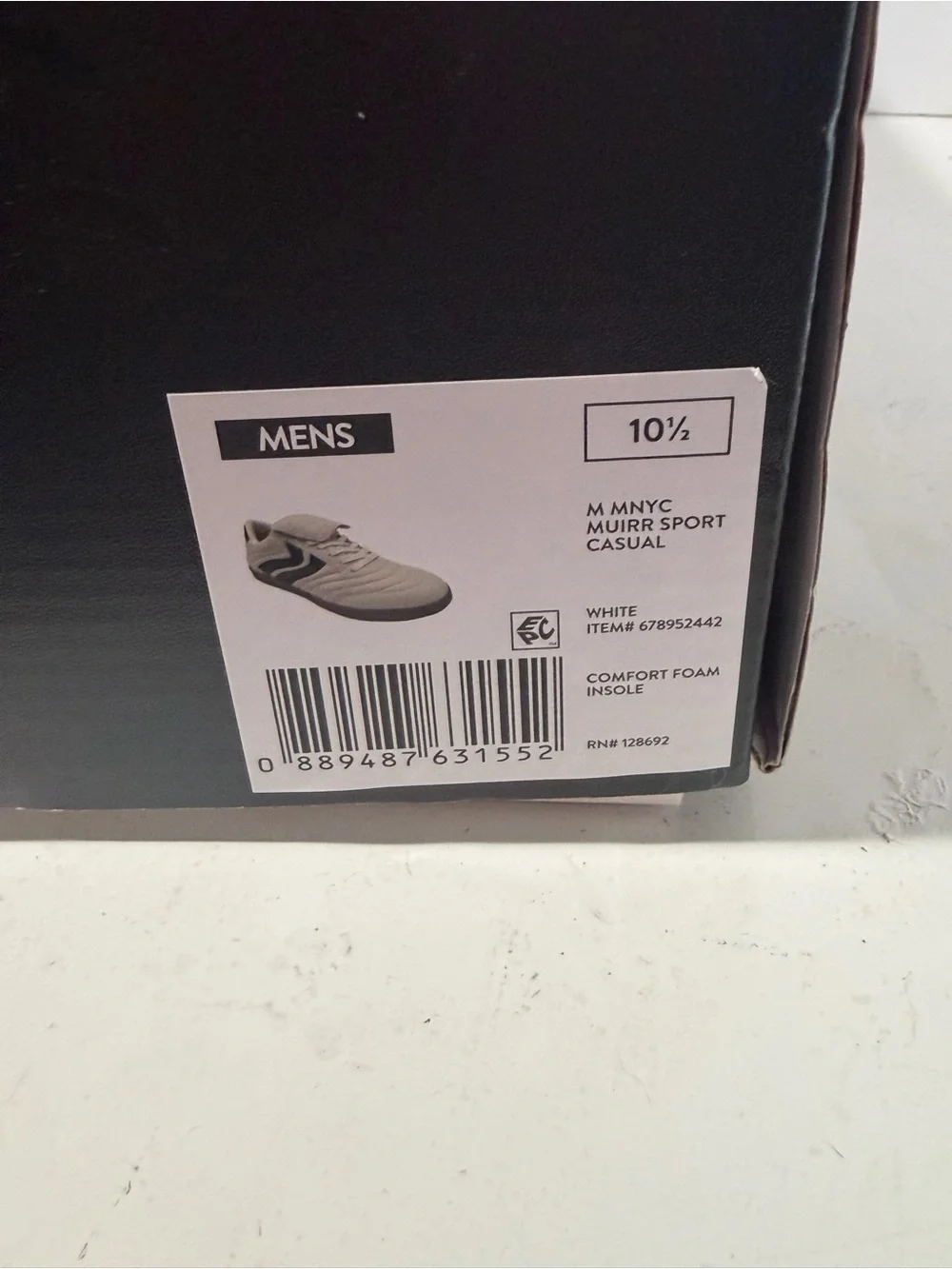 Men's Cream and Black Low-Top Steve Madden Sneakers